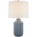 Braylen LED Table Lamp in Polar Blue Crackle