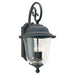 Trafalgar Three Light Outdoor Wall Lantern in Oxidized Bronze