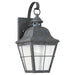 Chatham One Light Outdoor Wall Lantern in Oxidized Bronze