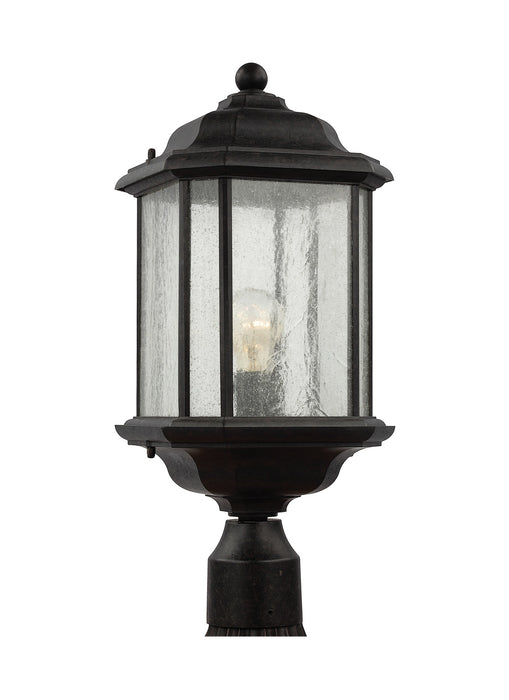 Kent One Light Outdoor Post Lantern in Oxford Bronze