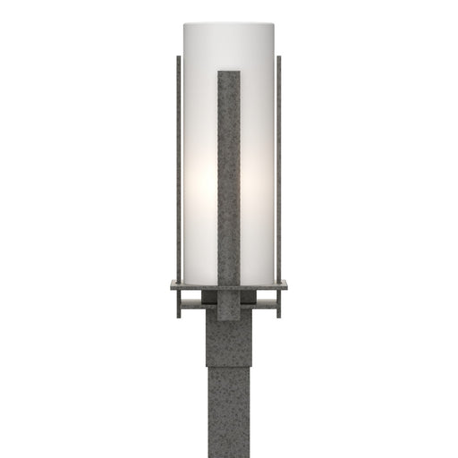 Forged Vertical Bars Outdoor Post Light in Coastal Natural Iron - 347288-SKT-20-GG0040 by Hubbardton Forge