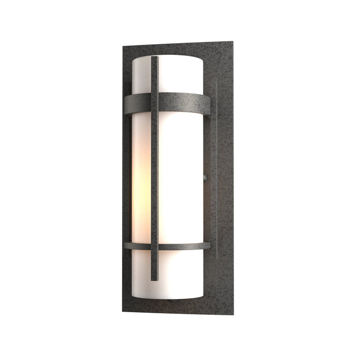 Banded Small Outdoor Sconce in Coastal Natural Iron - 305892-SKT-20-GG0066 by Hubbardton Forge