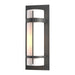 Banded Large Outdoor Sconce in Coastal Natural Iron - 305894-SKT-20-GG0037 by Hubbardton Forge