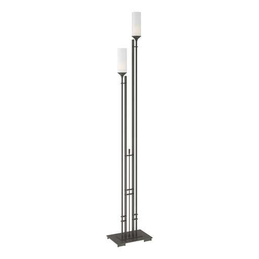 Metra Twin Tall Floor Lamp in Dark Smoke - 248416-SKT-07-GG0073 by Hubbardton Forge