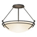 Presidio Tryne Semi-Flush in Natural Iron - 124422-SKT-20-GG0047 by Hubbardton Forge