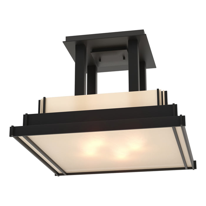 Steppe Large Semi-Flush in Black - 123715-SKT-10-BB0416 by Hubbardton Forge