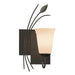 Forged Leaf (Left Side) Sconce in Dark Smoke - 205122-SKT-LFT-07-GG0035 by Hubbardton Forge