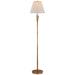 Aiden LED Floor Lamp in Gilded Iron