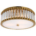 Kean LED Flush Mount in Hand-Rubbed Antique Brass