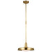 Ruhlmann LED Pendant in Antique-Burnished Brass