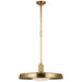 Ruhlmann LED Pendant in Antique-Burnished Brass