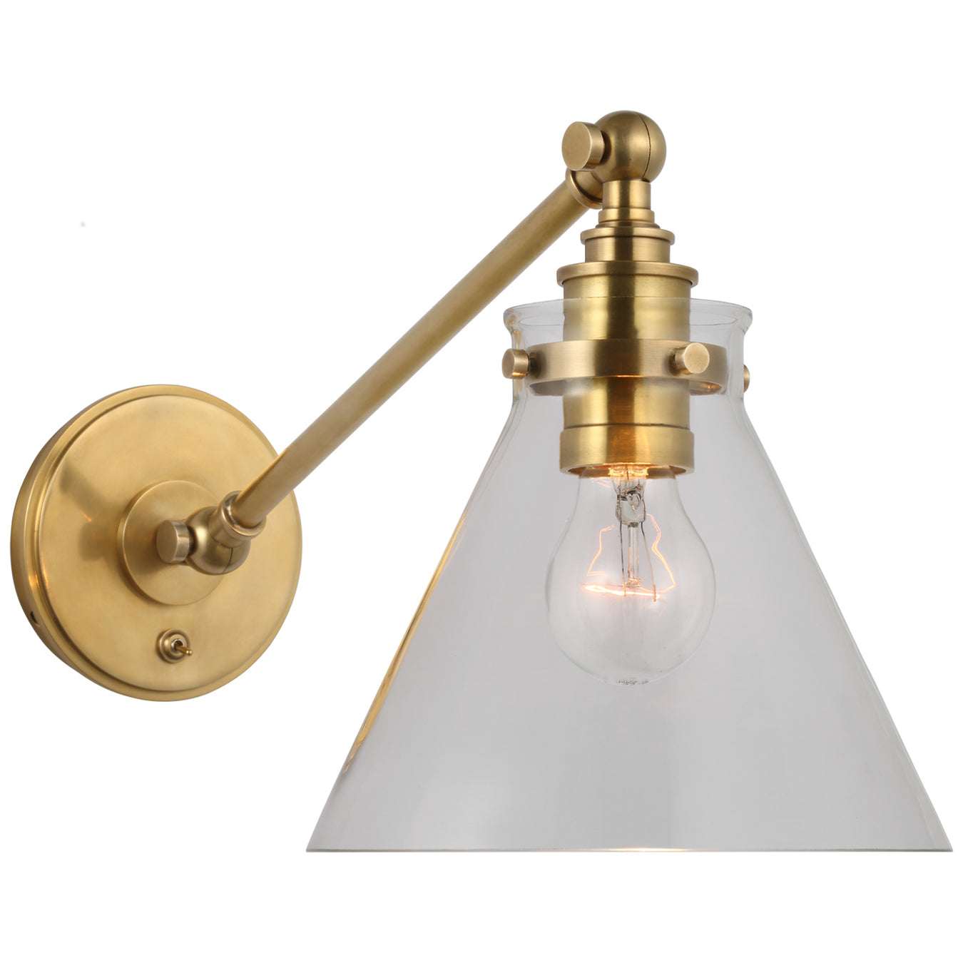 Parkington LED Wall Sconce in Antique-Burnished Brass