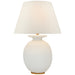 Hans One Light Table Lamp in Sandy White