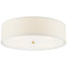 Walker Four Light Flush Mount in Gild