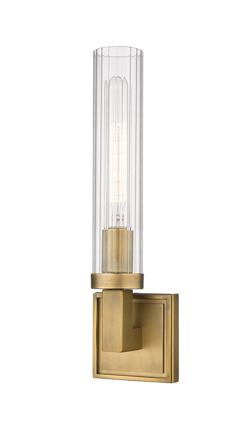 3031-1S-RB - Beau 1-Light Wall Sconce in Rubbed Brass by Z-Lite Lighting