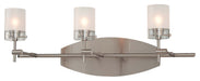 George Kovacs Shimo 3-Light Bath in Brushed Nickel (P5013-084)