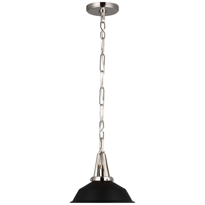 Layton LED Pendant in Polished Nickel