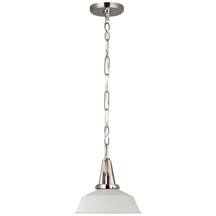 Layton LED Pendant in Polished Nickel