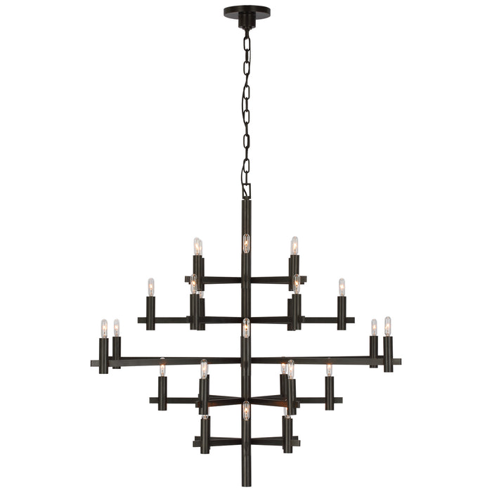 Sonnet LED Chandelier in Bronze