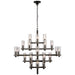 Sonnet LED Chandelier in Bronze