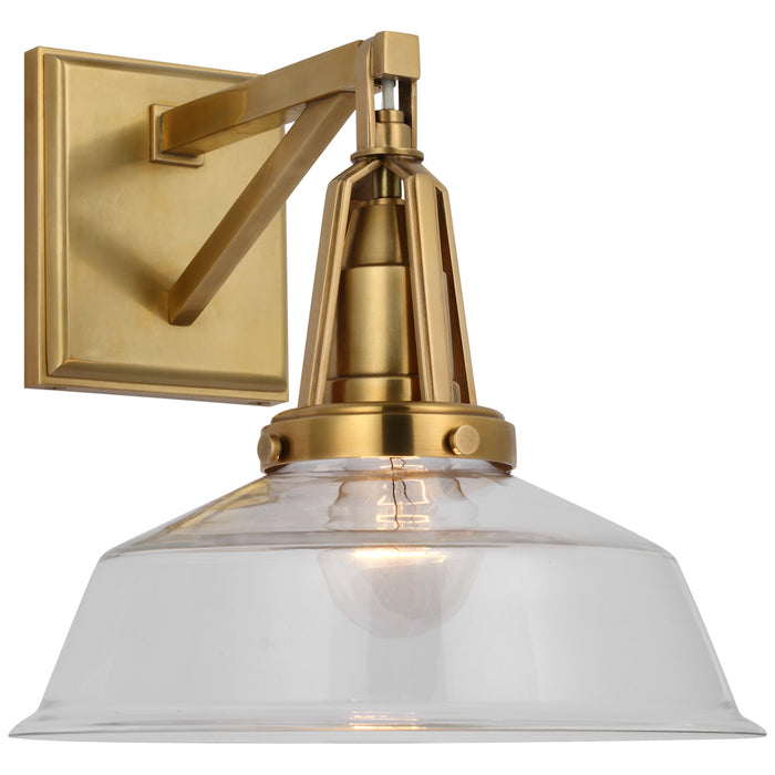 Layton LED Wall Sconce in Antique-Burnished Brass