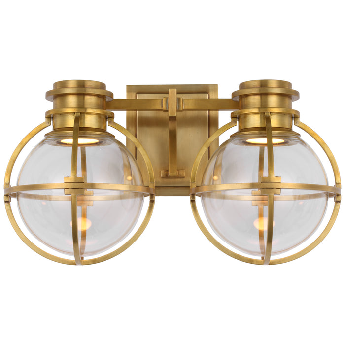 Gracie LED Wall Sconce in Antique-Burnished Brass