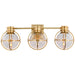 Gracie LED Wall Sconce in Antique-Burnished Brass