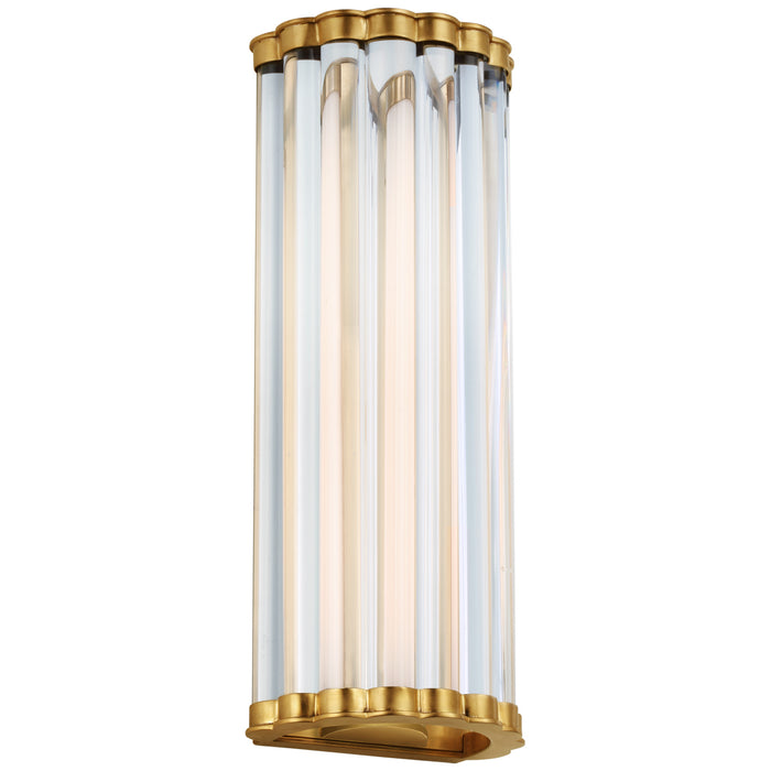 Kean LED Wall Sconce in Antique-Burnished Brass