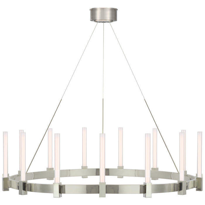 Mafra LED Chandelier in Polished Nickel