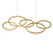 PD-56246-AB - Orion LED Chandelier in Aged Brass by Modern Forms