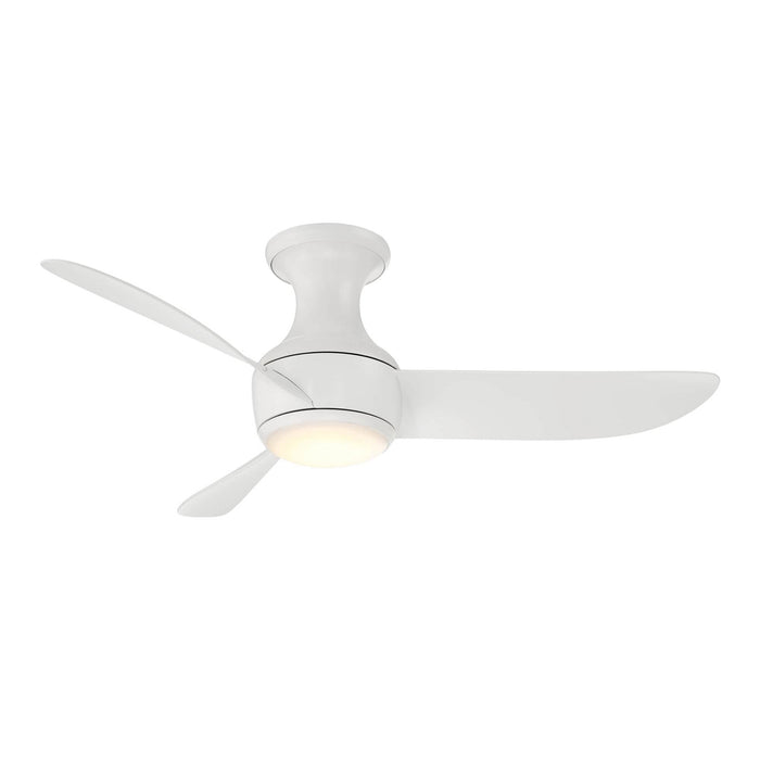 Corona 44" Ceiling Fan in Matte White