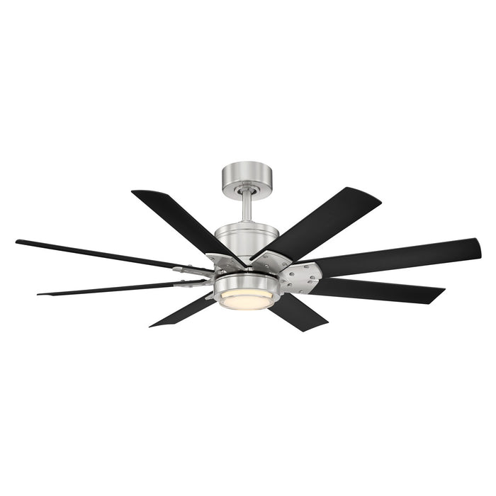 Renegade 52" Ceiling Fan in Brushed Nickel/Matte Black