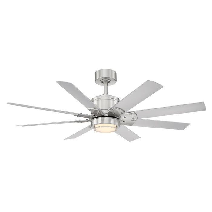 Renegade 52" Ceiling Fan in Brushed Nickel/Titanium Silver