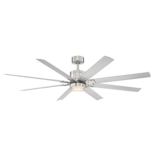 Renegade 66" Ceiling Fan in Brushed Nickel/Titanium Silver