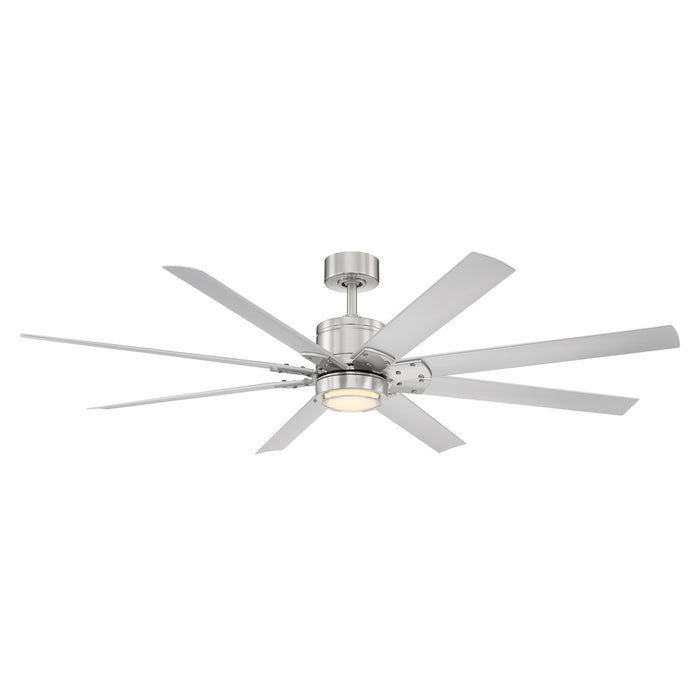 Renegade 66" Ceiling Fan in Brushed Nickel/Titanium Silver