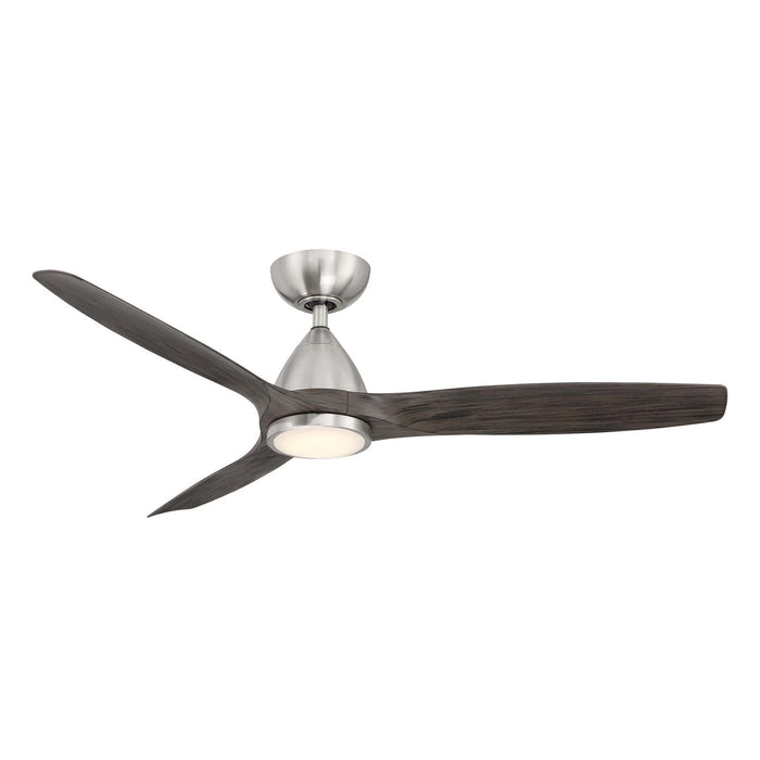 Skylark 54" Ceiling Fan in Brushed Nickel/Ebony