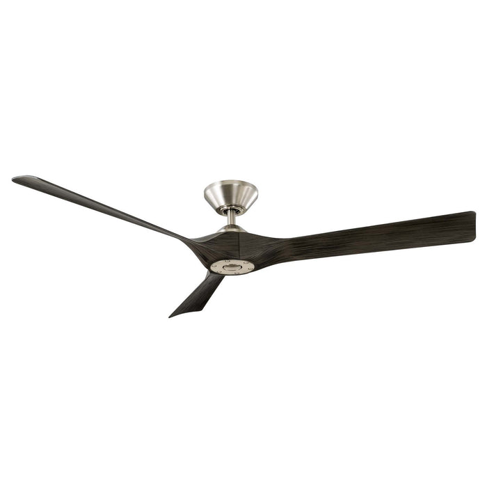 Torque 58" Ceiling Fan in Brushed Nickel/Ebony