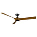 Torque 58" Ceiling Fan in Matte Black/Distressed Koa