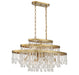 1-1867-10-322 - Luna 10-Light Chandelier in Warm Brass by Savoy House