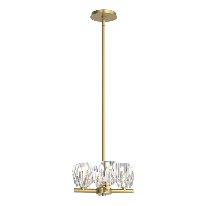 Gatsby 4-Light Semi-Flush/Pendant in Modern Brass - 131061-SKT-MULT-86-CR by Hubbardton Forge