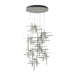 Tura 9-Light Seeded Glass Pendant in Sterling - 131107-SKT-STND-85-II0728 by Hubbardton Forge