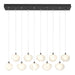 Ume 10-Light Pendant in Black - 131203-SKT-STND-10-FD0710 by Hubbardton Forge