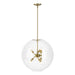 Sfera 6-Light Pendant in Modern Brass - 134410-SKT-MULT-86-ZM0497 by Hubbardton Forge