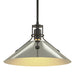 Henry Medium Steel Shade Pendant in Black with Sterling Accent - 134550-SKT-MULT-10-85 by Hubbardton Forge