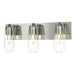 Eos 3-Light Bath Sconce in Sterling - 201332-SKT-85-ZM0718 by Hubbardton Forge