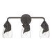 Lapas 3-Light Bath Sconce in Oil Rubbed Bronze - 201352-SKT-14-LL0330 by Hubbardton Forge