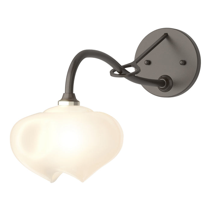 Ume 1-Light Long-Arm Sconce in Oil Rubbed Bronze - 201371-SKT-14-FD0710 by Hubbardton Forge