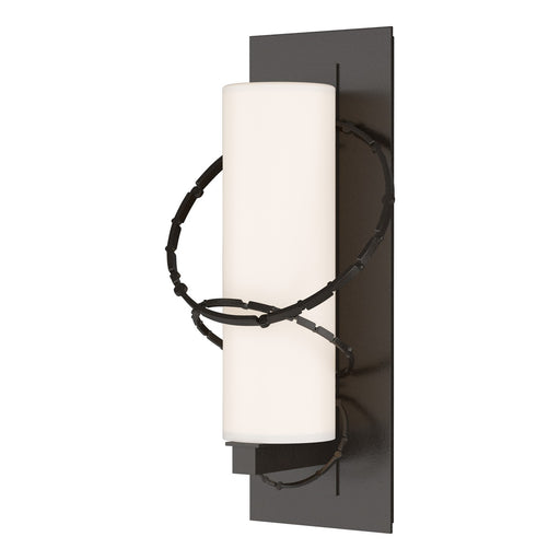 Olympus Medium Outdoor Sconce in Coastal Oil Rubbed Bronze - 302402-SKT-14-GG0034 by Hubbardton Forge