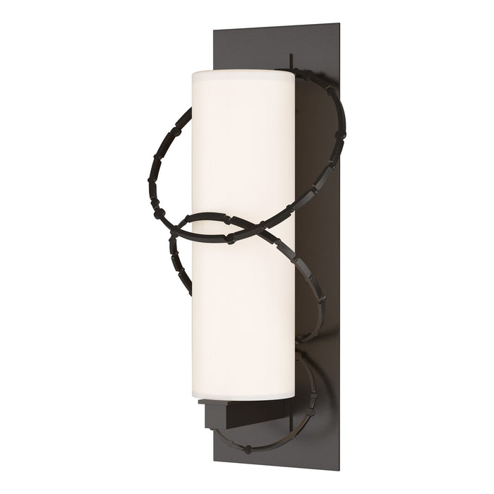 Olympus Large Outdoor Sconce in Coastal Oil Rubbed Bronze - 302403-SKT-14-GG0037 by Hubbardton Forge