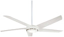 F617L-WHF - Raptor 60" Ceiling Fan in Flat White by Minka Aire